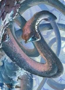Koma, Cosmos Serpent Art Card (60/81) [Art Series: Kaldheim] 60