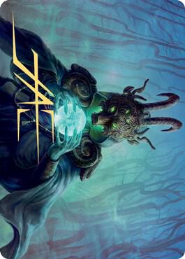 Masked Vandal Art Card (Gold-Stamped Signature) [Art Series: Kaldheim] 49