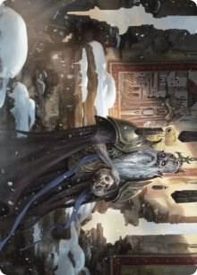 Narfi, Betrayer King Art Card [Art Series: Kaldheim] 62