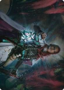 Tergrid, God of Fright Art Card [Art Series: Kaldheim] 27