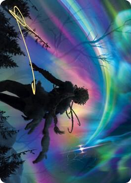 The Prismatic Bridge Art Card (Gold-Stamped Signature) [Art Series: Kaldheim] 64