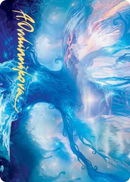 The World Tree Art Card (Gold-Stamped Signature) [Art Series: Kaldheim] 76