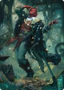 Tibalt, Cosmic Impostor Art Card [Art Series: Kaldheim] 67