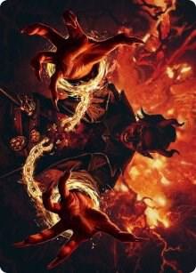 Tibalt's Trickery Art Card [Art Series: Kaldheim] 38