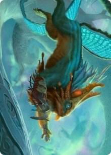 Toski, Bearer of Secrets Art Card [Art Series: Kaldheim] 52