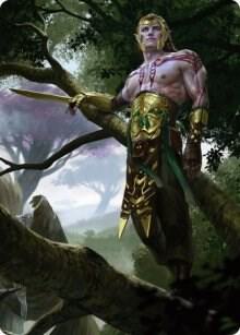 Tyvar Kell Art Card [Art Series: Kaldheim] 53