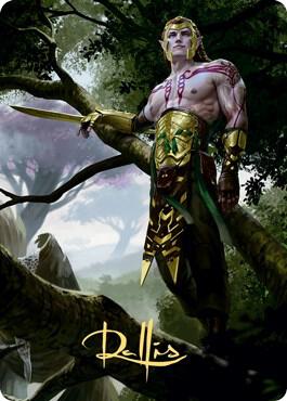 Tyvar Kell Art Card (Gold-Stamped Signature) [Art Series: Kaldheim] 53