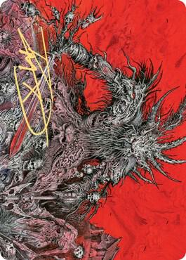 Varragoth, Bloodsky Sire Art Card (Gold-Stamped Signature) [Art Series: Kaldheim] 78