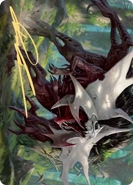 Vorinclex, Monstrous Raider Art Card (54/81) (Gold-Stamped Signature) [Art Series: Kaldheim] 54