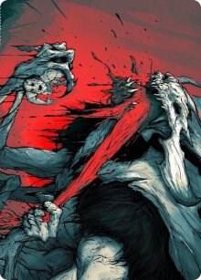 Vorinclex, Monstrous Raider Art Card (79/81) [Art Series: Kaldheim] 79
