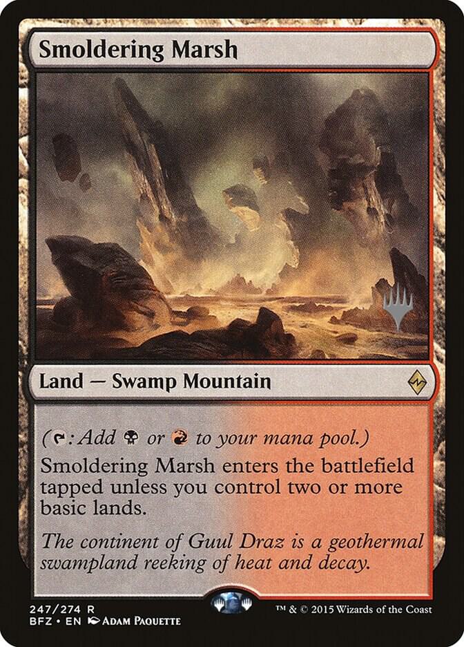 Smoldering Marsh [Promo Pack: Kaldheim]