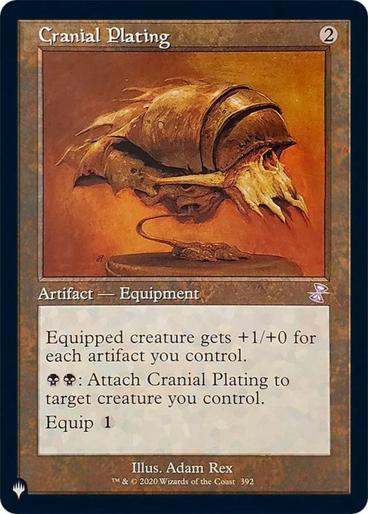 Cranial Plating [The List Reprints] 392/289