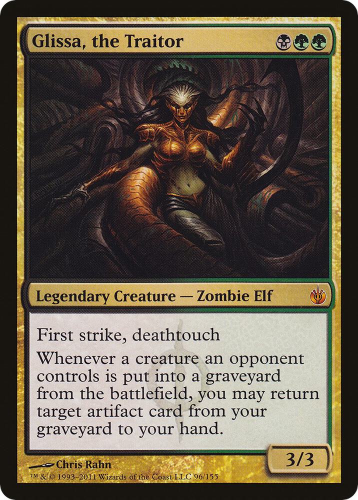 Glissa, the Traitor (Mirrodin Besieged) [Oversize Cards] 96