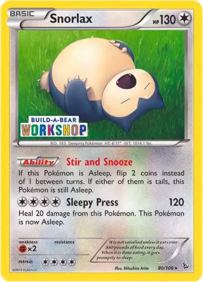 Snorlax - 80/106 (Build-a-Bear Workshop Exclusive) [Miscellaneous Cards & Products] 080/106