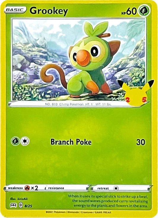 Grookey - 8/25 [McDonald's 25th Anniversary Promos] 008/025