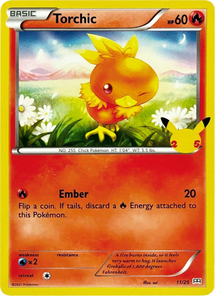 Torchic - 11/25 [McDonald's 25th Anniversary Promos] 011/025
