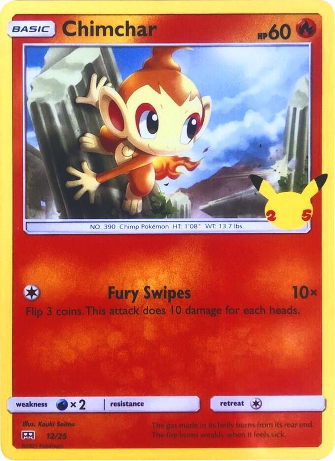Chimchar - 12/25 [McDonald's 25th Anniversary Promos] 012/025