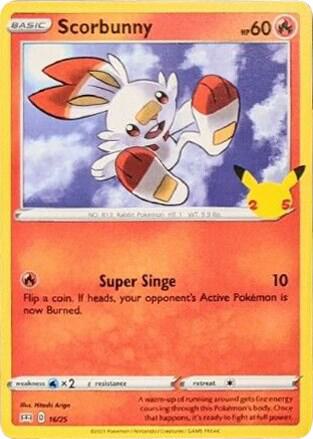 Scorbunny - 16/25 [McDonald's 25th Anniversary Promos] 016/025