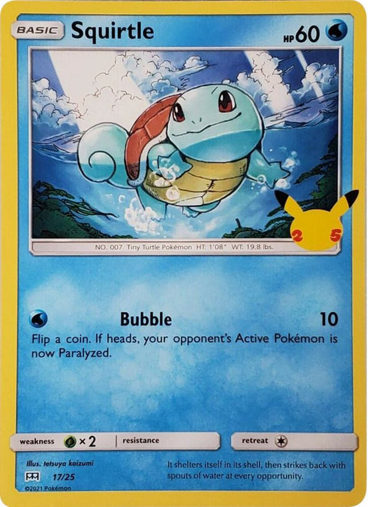 Squirtle - 17/25 [McDonald's 25th Anniversary Promos] 017/025