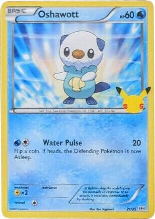 Oshawott - 21/25 [McDonald's 25th Anniversary Promos] 021/025