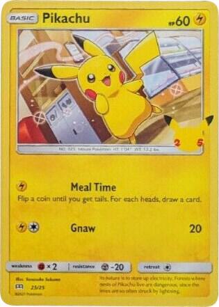 Pikachu - 25/25 [McDonald's 25th Anniversary Promos] 025/025