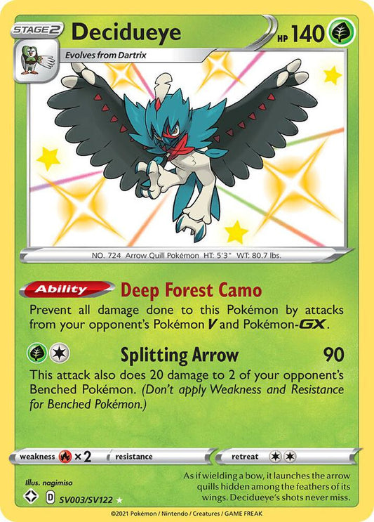 Decidueye [Shining Fates: Shiny Vault] SV003/SV122