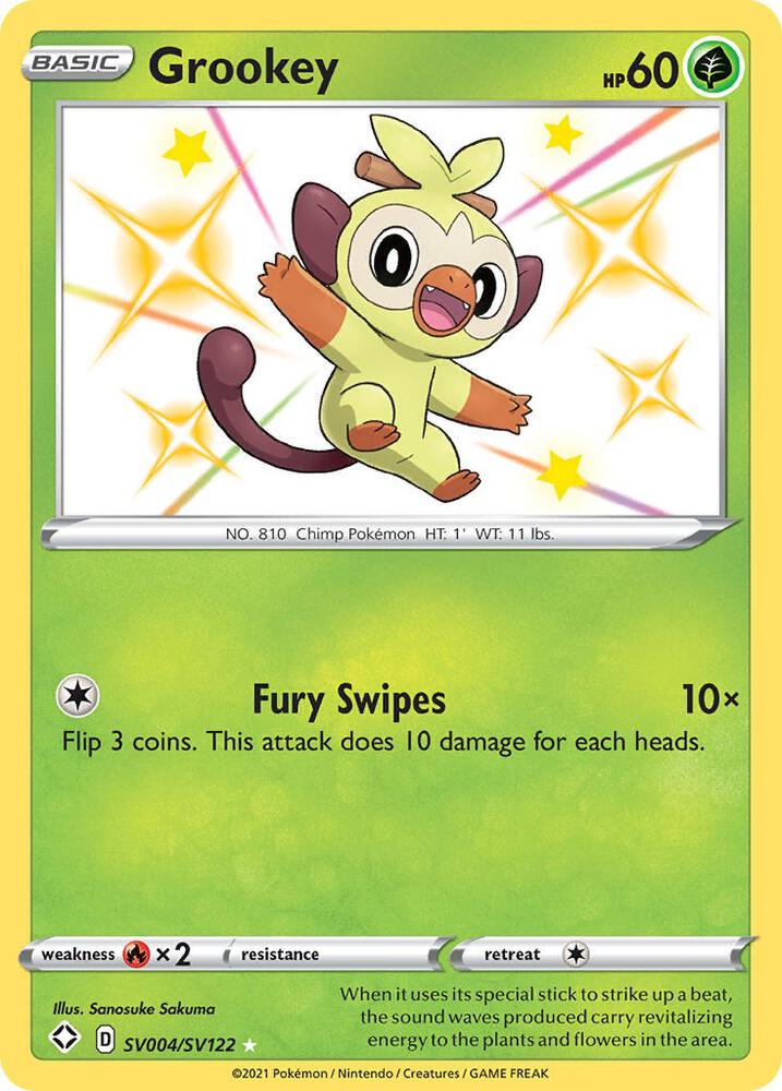 Grookey [Shining Fates: Shiny Vault] SV004/SV122