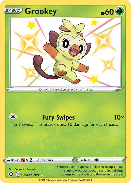 Grookey [Shining Fates: Shiny Vault] SV004/SV122