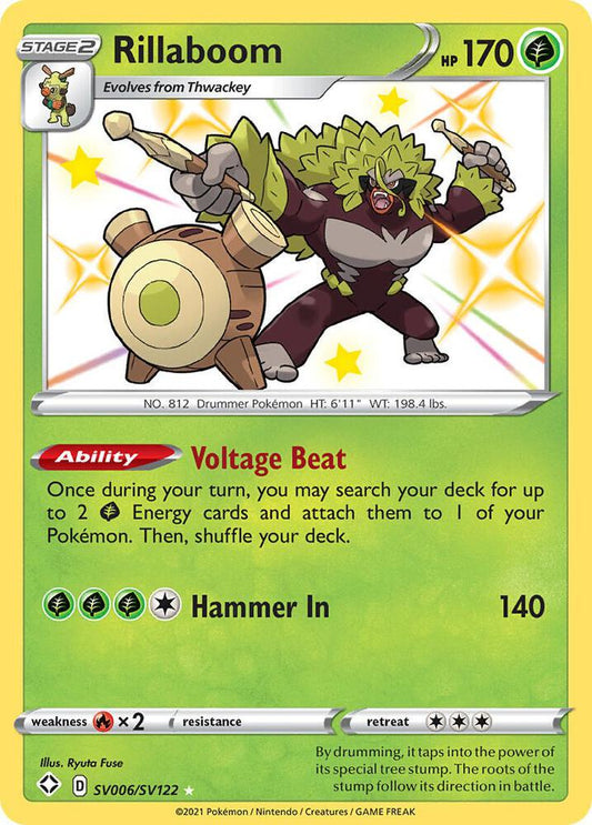 Rillaboom [Shining Fates: Shiny Vault] SV006/SV122