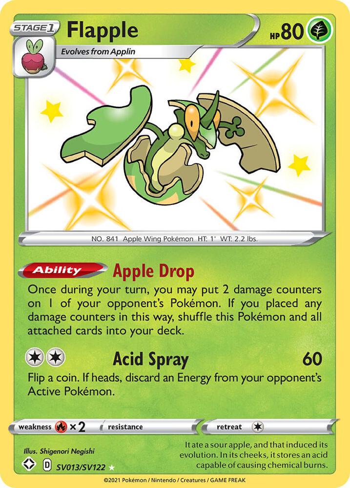 Flapple [Shining Fates: Shiny Vault] SV013/SV122