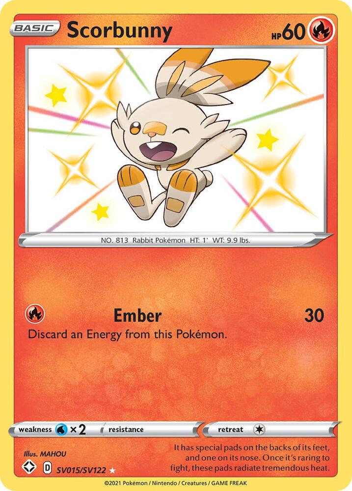 Scorbunny [Shining Fates: Shiny Vault] SV015/SV122