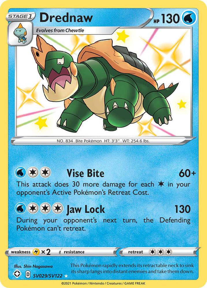 Drednaw [Shining Fates: Shiny Vault] SV029/SV122