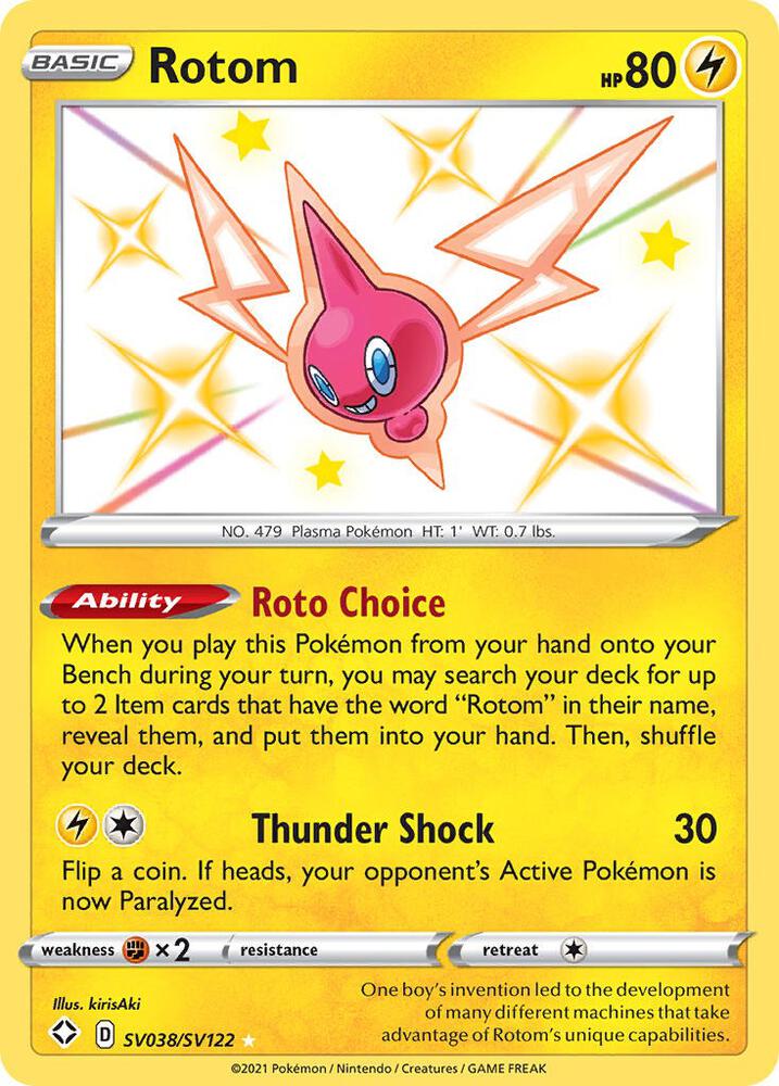 Rotom [Shining Fates: Shiny Vault] SV038/SV122