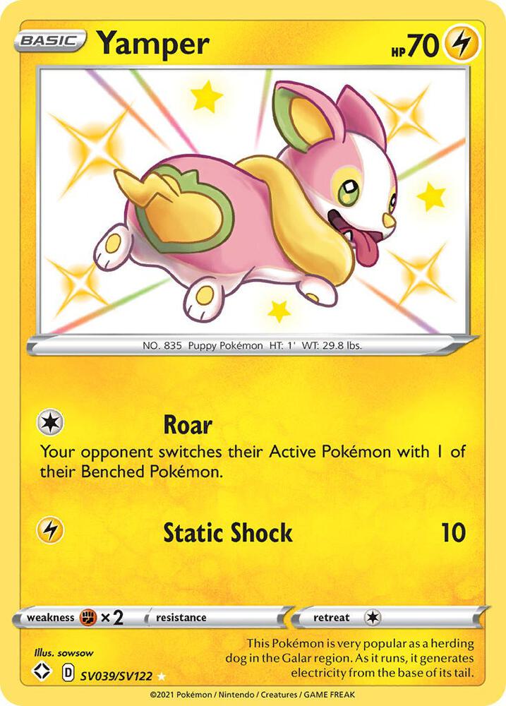 Yamper [Shining Fates: Shiny Vault] SV039/SV122