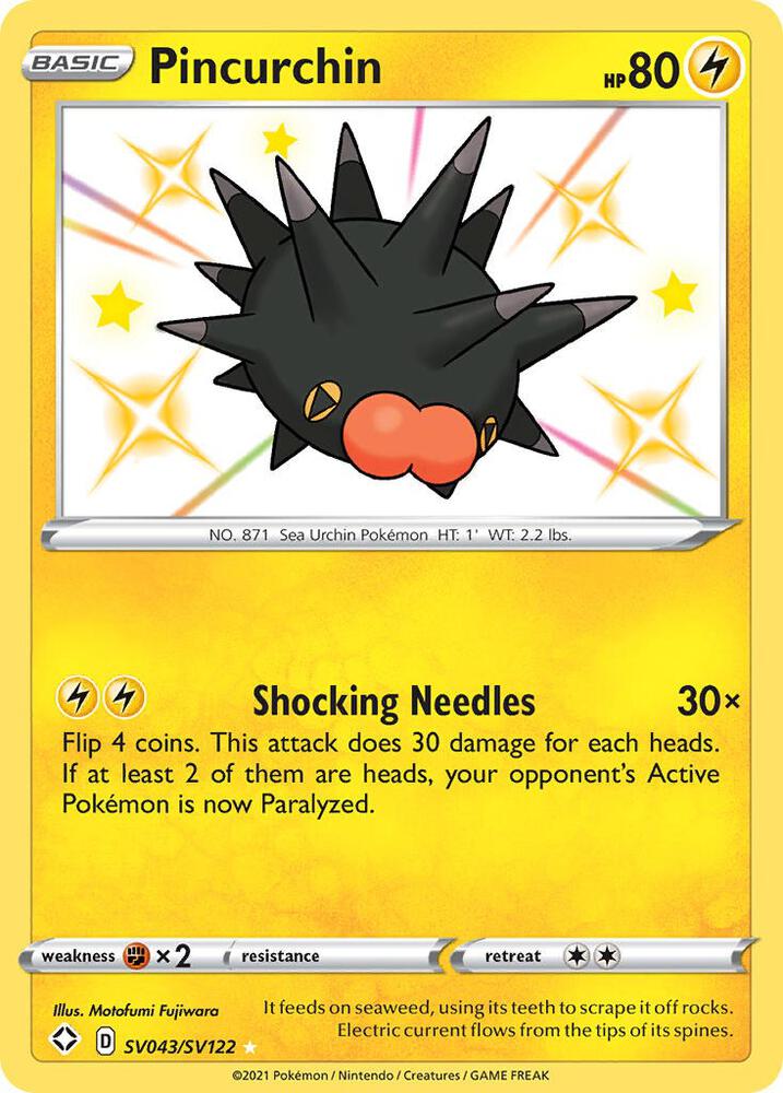 Pincurchin [Shining Fates: Shiny Vault] SV043/SV122