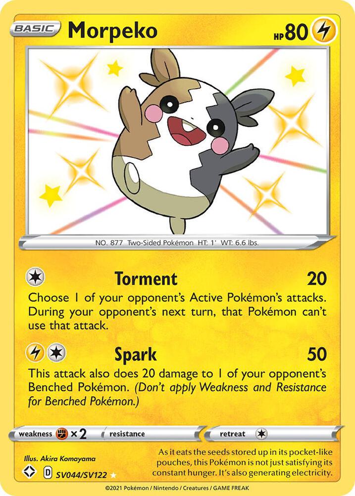 Morpeko [Shining Fates: Shiny Vault] SV044/SV122