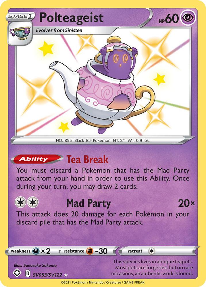 Polteageist [Shining Fates: Shiny Vault] SV053/SV122