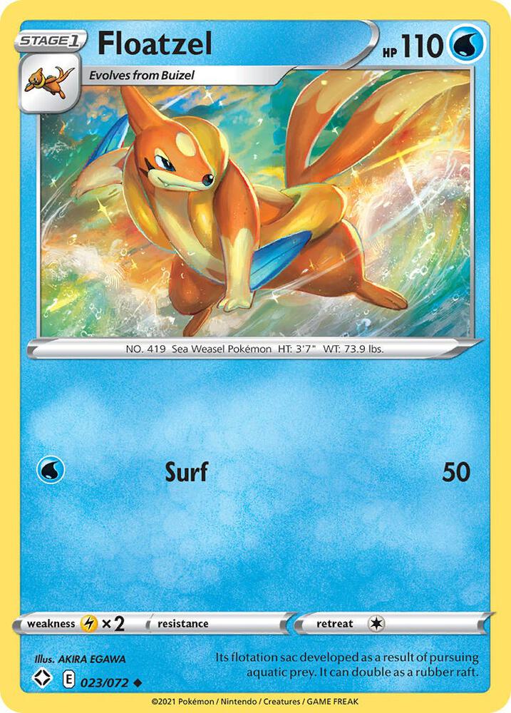 Floatzel [Shining Fates] 023/072