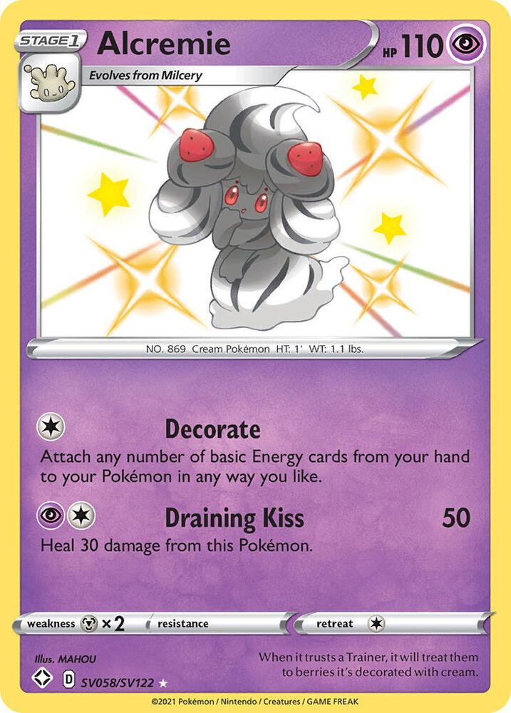 Alcremie [Shining Fates: Shiny Vault] SV058/SV122