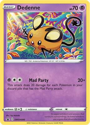 Dedenne - SWSH080 [SWSH: Sword & Shield Promo Cards] SWSH080