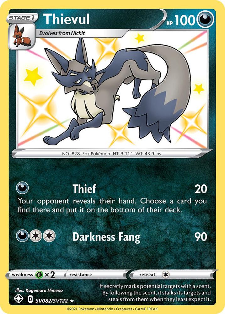 Thievul [Shining Fates: Shiny Vault] SV082/SV122