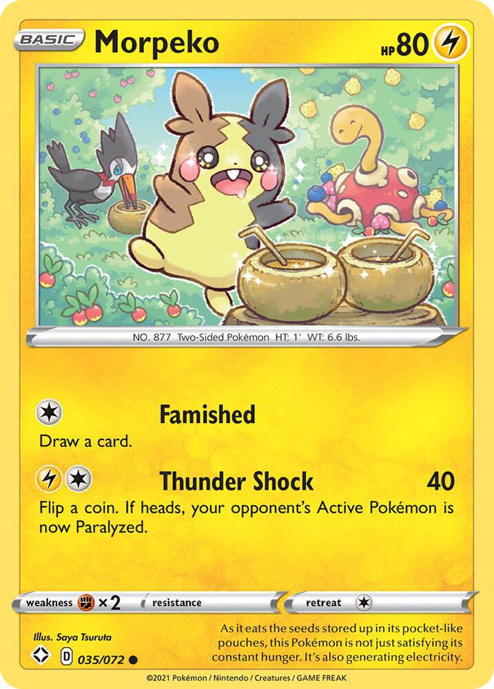 Morpeko (035) [Shining Fates] 035/072