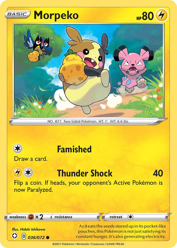 Morpeko (036) [Shining Fates] 036/072
