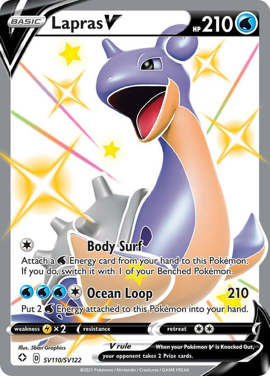 Lapras V [Shining Fates: Shiny Vault] SV110/SV122