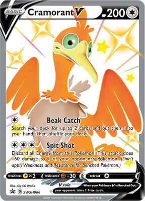 Cramorant V - SWSH086 [SWSH: Sword & Shield Promo Cards] SWSH086