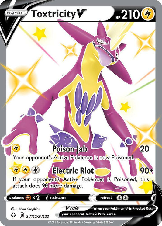 Toxtricity V [Shining Fates: Shiny Vault] SV112/SV122