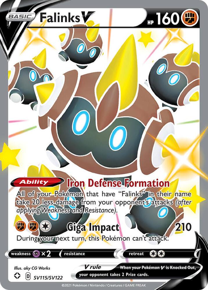 Falinks V [Shining Fates: Shiny Vault] SV115/SV122
