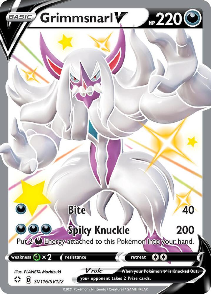 Grimmsnarl V [Shining Fates: Shiny Vault] SV116/SV122