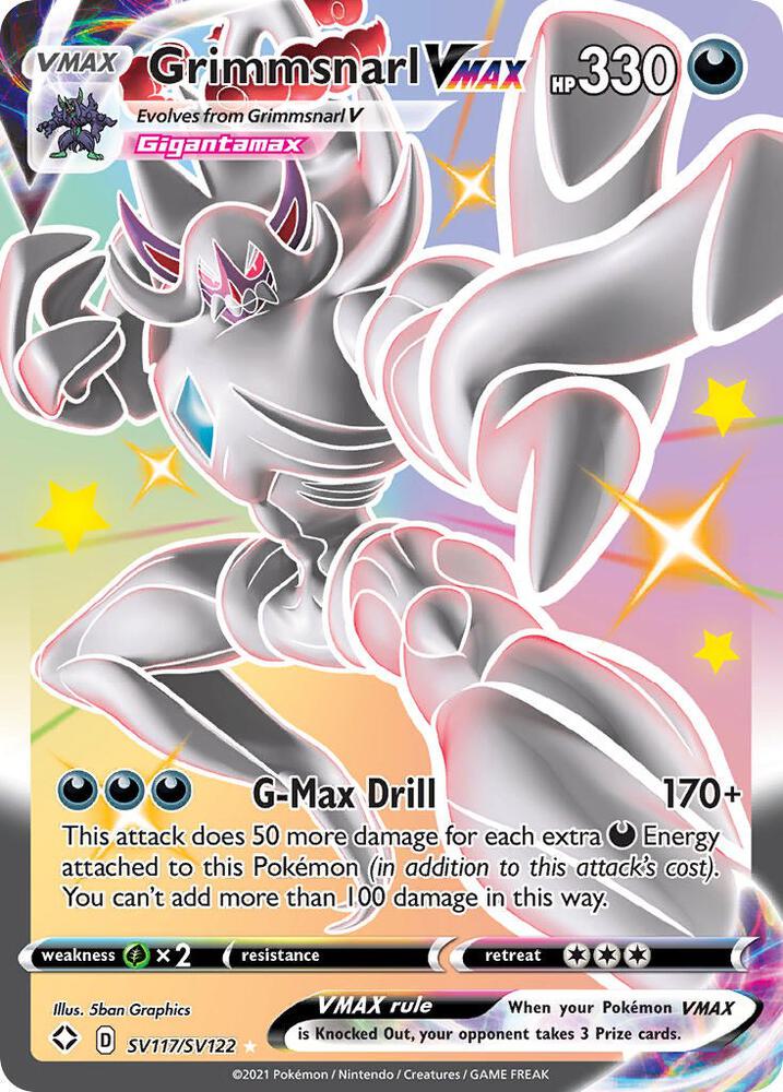 Grimmsnarl VMAX [Shining Fates: Shiny Vault] SV117/SV122