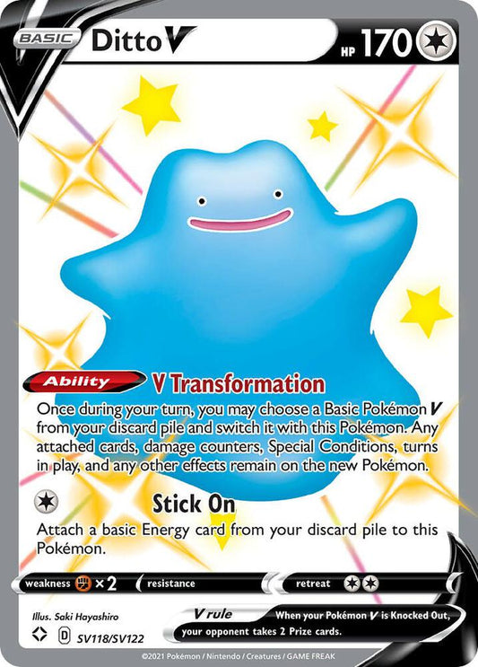 Ditto V [Shining Fates: Shiny Vault] SV118/SV122